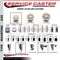 Service Caster 3'' Nylon Swivel 1-3/4'' Expanding Stem Caster with Brake SCC-EX20S314-NYS-PLB-134 - alternate 4